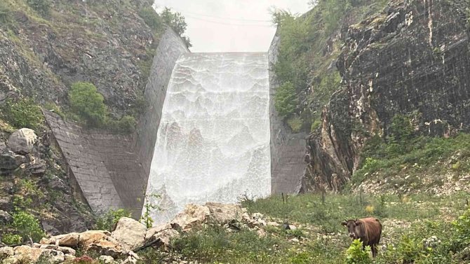 Düzce’de Yağış Hasanlar Barajını Doldurdu