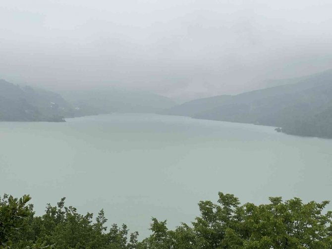 Düzce’de Yağış Hasanlar Barajını Doldurdu