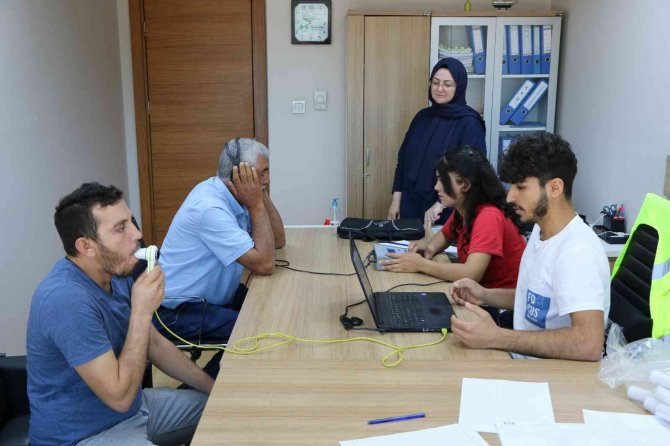 Elazığ’da Görev Yapan Personele Sağlık Taraması