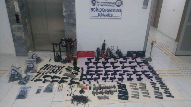 Konya’da Kaçak Tabanca İmalathanesine Baskın: 3 Gözaltı