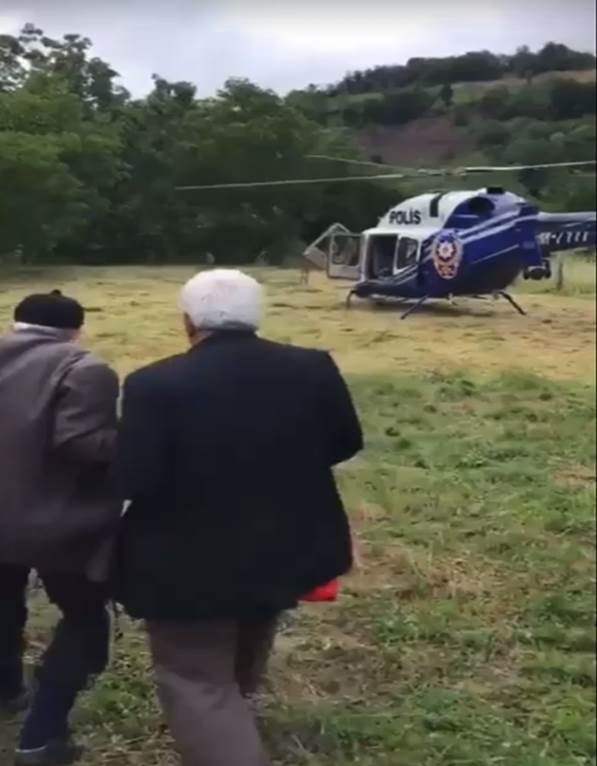 Taşkınların Yaşandığı Bartın’da Hasta Vatandaşlara Helikopterlerle Ulaşıldı