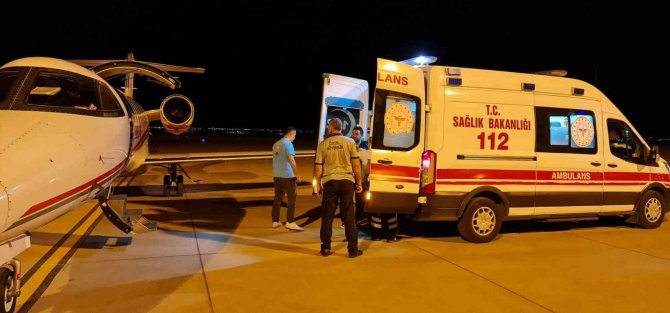 Mardin’de Tedavi Gören Hasta, Ambulans Uçakla İ̇stanbul’a Nakledildi
