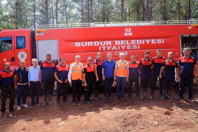 Başkan Gürün’den İ̇tfaiye Personeline Teşekkür Ziyareti