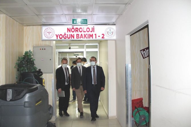 Sağlık Müdürü Şenkul, Hastane Ek Hizmet Binasını Ziyaret Etti