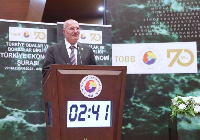 Ato Başkanı Baran, Tobb Türkiye Ekonomi Şurası’nda Reel Sektörün Taleplerini Dile Getirdi