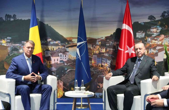 Cumhurbaşkanı Erdoğan, Romanyalı Mevkidaşı Iohannis İle Görüştü