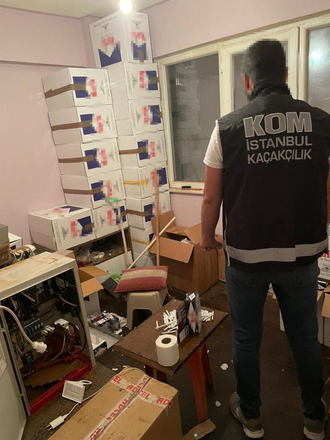 İ̇stanbul’da Tütün Kaçakçılarına Büyük Operasyon: 9 Gözaltı