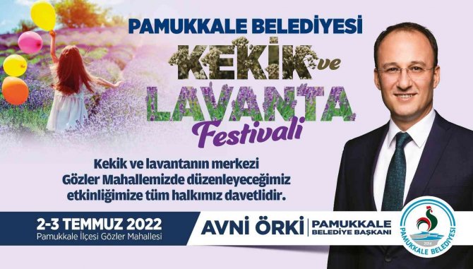 Pamukkale Belediyesi Kekik Ve Lavanta Festivali Düzenliyor