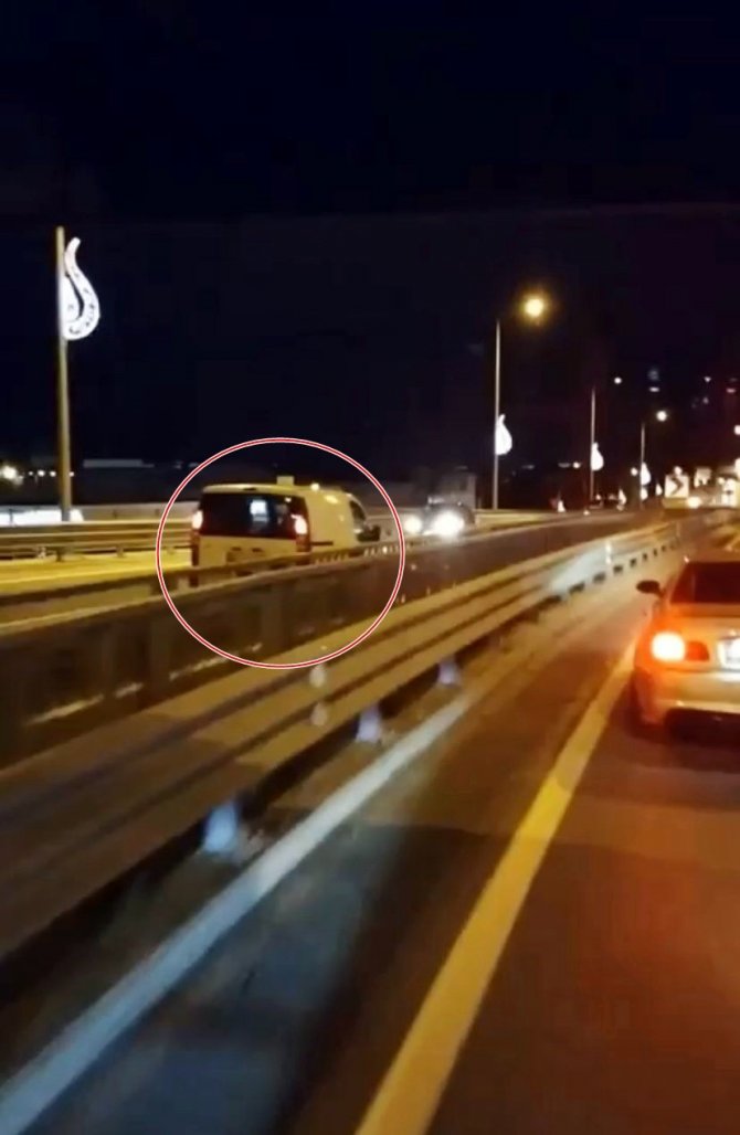 Çevreyolunda Ters Yönde İlerleyerek Tehlike Saçtı