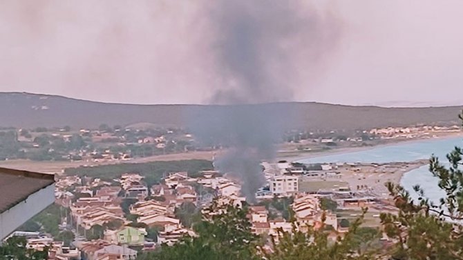 Erikli’de Korkutan Yangın
