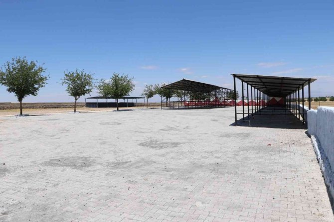 Hilvan Hayvan Pazarı Kurban Bayramına Hazır Hale Getirildi