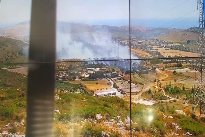 Çeşme’de Makilik Alanda Yangın