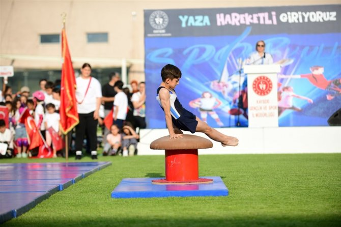Kayseri’de Gsb Yaz Spor Okulları Açıldı