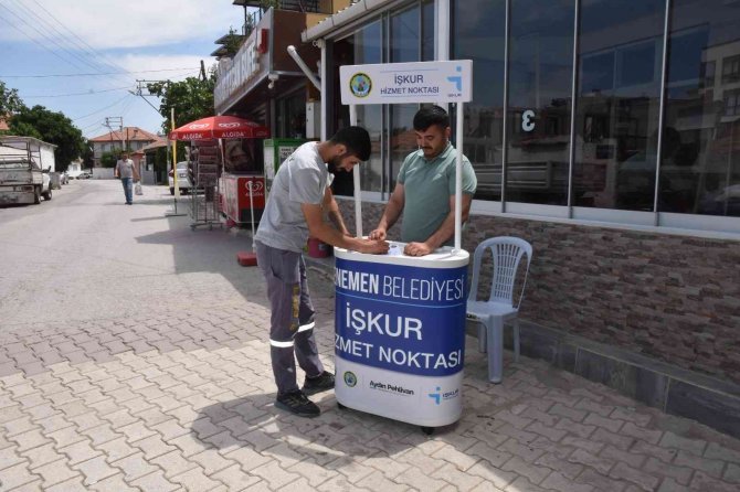 Menemen İ̇ş-kur Hizmet Noktası Vatandaşın Ayağına Gidiyor