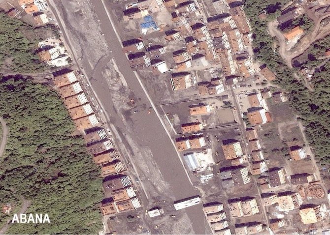 Sel Felaketinden Göktürk-1 Uydusu Fotoğrafları