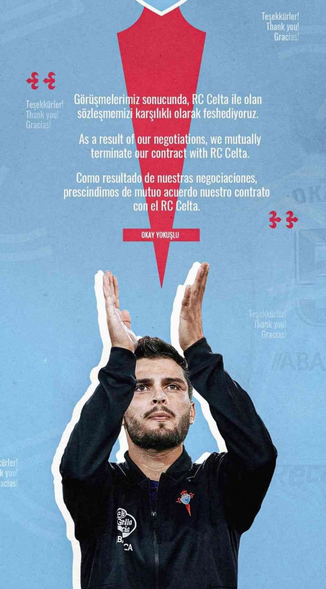 Okay Yokuşlu, Celta Vigo’dan Ayrıldı!