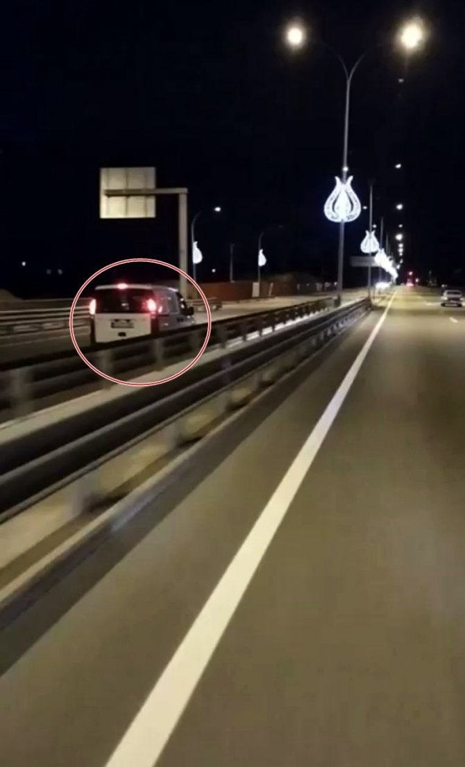 Ters Yönde İlerleyerek Tehlike Saçmıştı, Cezadan Kaçamadı