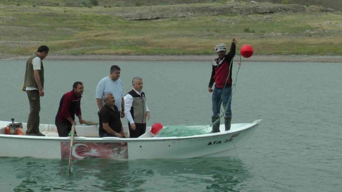 Kayseri’de Balıkçılar ’Vira Bismillah’ Dedi