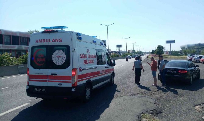 Tayini Çıkan Uzman Çavuş Devrilen Motosikletle 50 Metre Sürüklendi