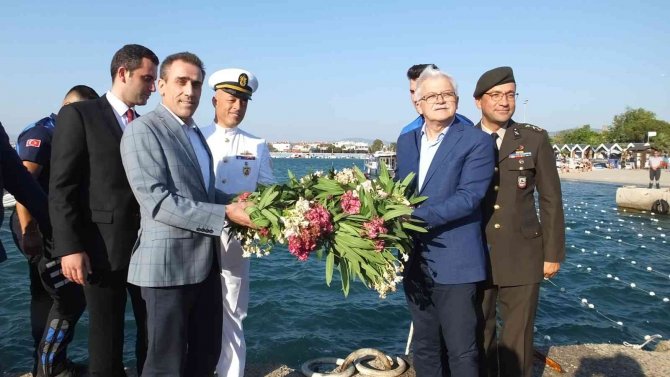 Burhaniye’de 5 Plaja Törenle Mavi Bayrak Asıldı