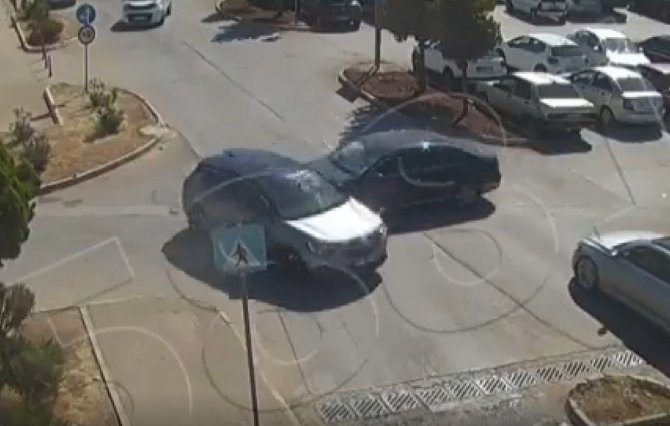 Gaziantep’teki Trafik Kazaları Kameraya Yansıdı