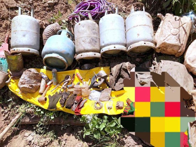 Tunceli’de 2 Sığınak İçerisinde Mühimmat Ele Geçirildi