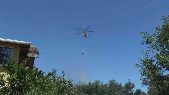Beykoz Çavuşbaşı’nda Ormanlık Alanda Yangın Çıktı. Olay Yerine Çok Sayıda İtfaiye Ekibi Sevk Edildi. Yangına Havadan Da Helikopterle Müdahale Ediliyor.