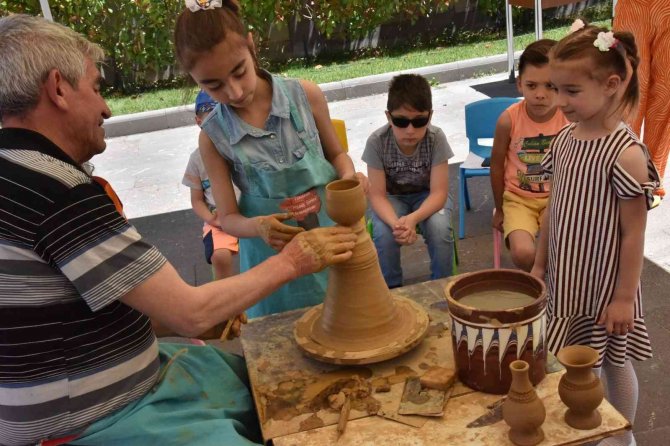 Minikler İlk Kez Çömlek Sanatıyla Tanıştı