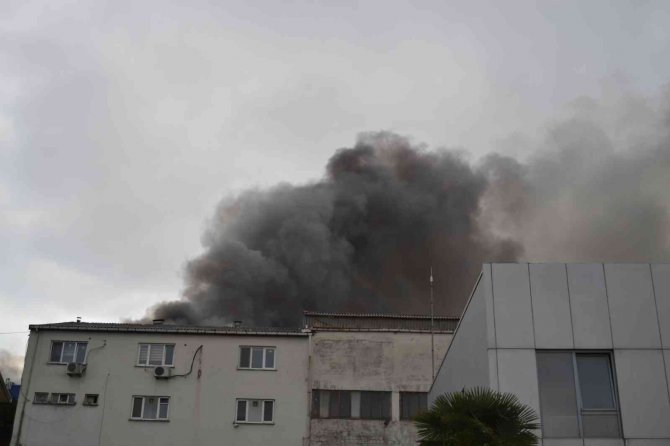Kocaeli’de Fabrikada Yangın