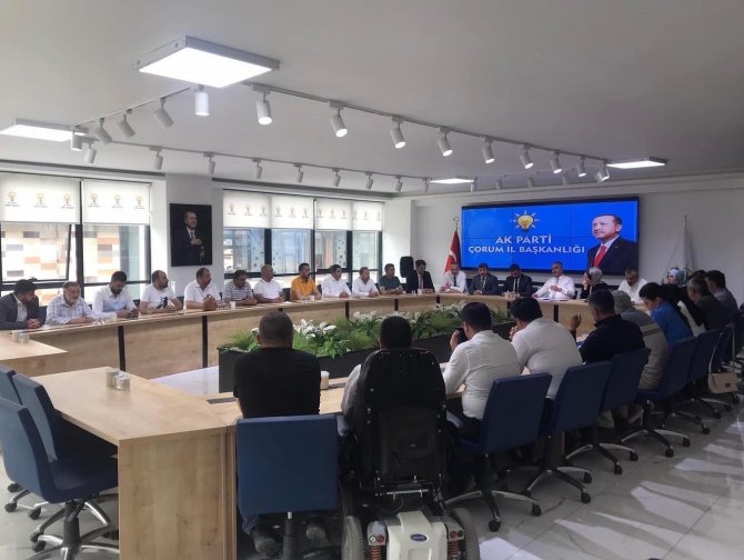 Ak Parti Çorum İ̇l Başkanı Ahlatcı: “Ak Parti İktidarında Devrim Niteliğinde Her Alanda Değişim Dönüşüm Yaşandı”