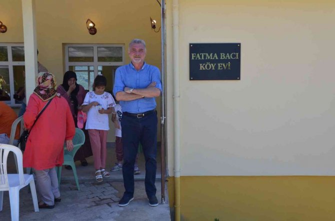 Atıl Durumdaki Okulu Onararak, Köy Evine Çevirdiler