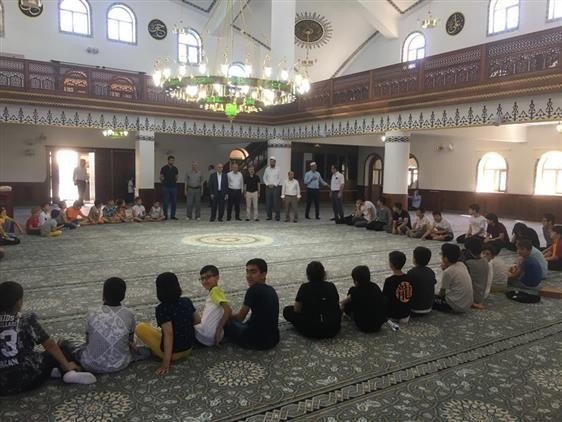 Müftü Topal, Kur’an Kursundaki Çocuklarla Bir Araya Geldi