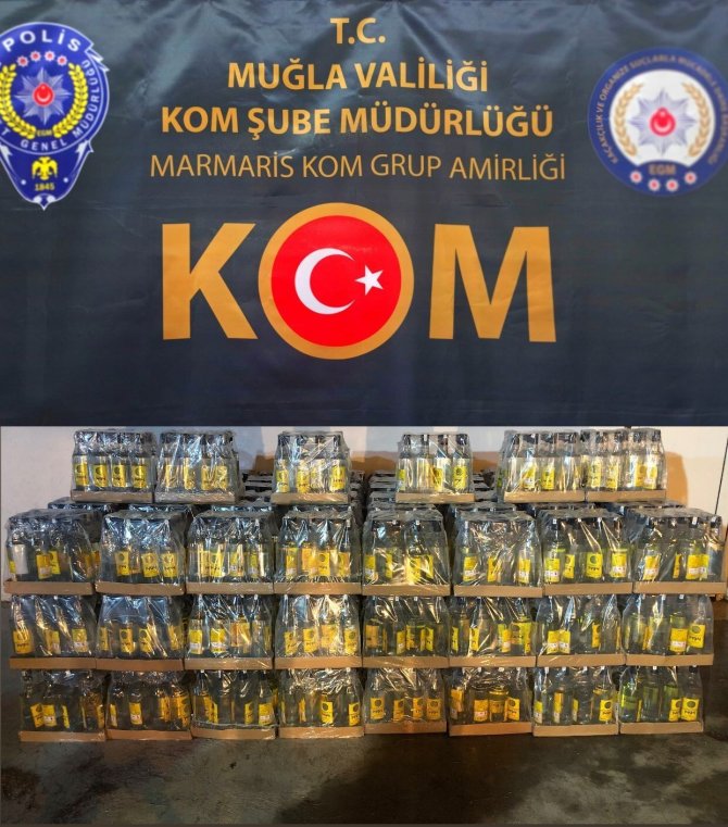 Marmaris’te 1 Milyonluk Sahte İçki Operasyonu