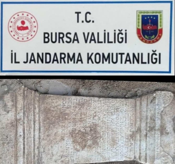 Jandarmadan Tarihi Eser Operasyonu