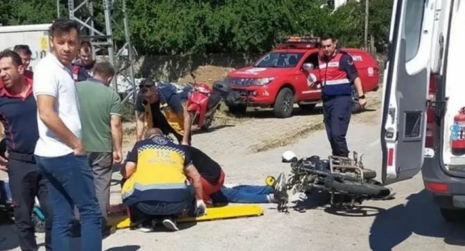 Simav’da Motosiklet İle İş Makinası Çarpıştı: 1 Ölü 1 Yaralı