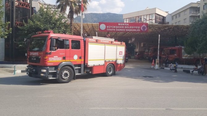 Manisa İ̇tfaiyesinden Yoğun Mesai