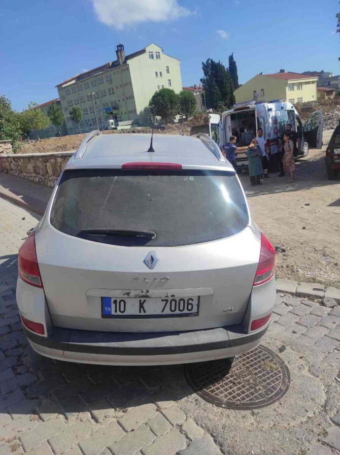 Manyas’ta Trafik Kazası 2 Yaralı