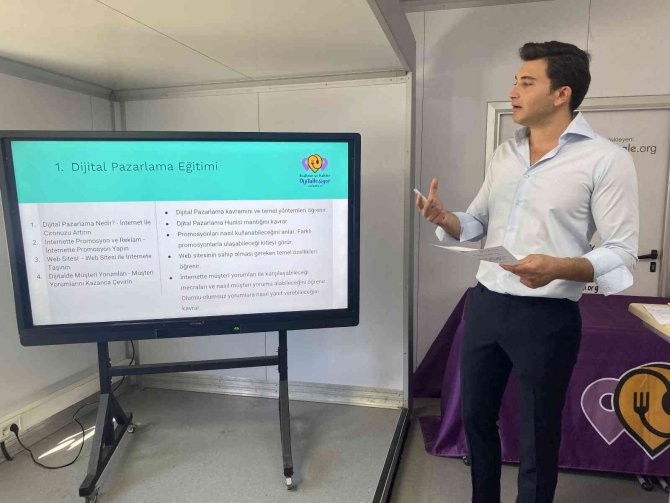 ’Restoran Ve Kafeler Dijitalleşiyor’ Projesinin Eğitim Tırı Aydın’da