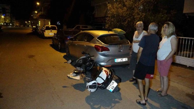 Kazaya Karışan Motosikletteki Yolcu Kadın: “Çok Temiz Düştük, Vallahi İyi Düştük”