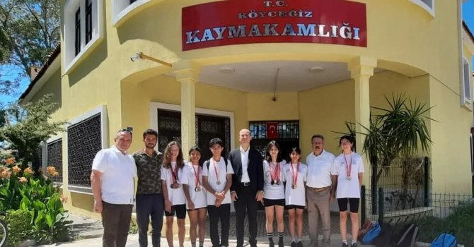 Kaymakam Maslak, Atletizmde Dereceye Giren Sporcuları Ağırladı