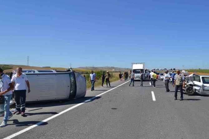 Çorlu’da Feci Kaza: 5 Yaralı