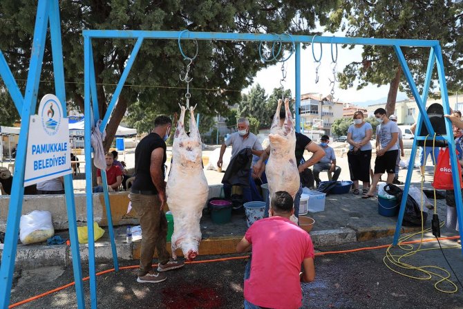 Pamukkale’de Kurban Kesim Alanları Belirlendi