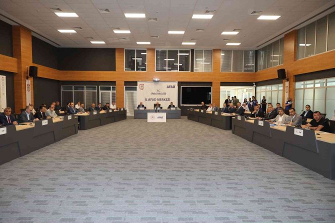 Sivas’ta Risk Azaltma Toplantısı Düzenlendi