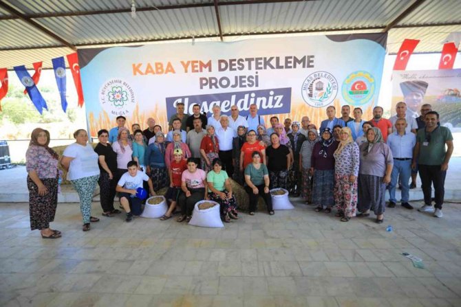 Muğla Büyükşehir’den Üreticiye 1 Milyon 300 Bin Tl Değerinde Yem Desteği