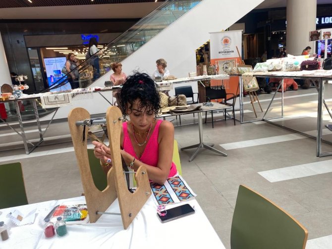 Samsun’da Aile Yaşam Merkezleri Kursiyerlerinden Sergi