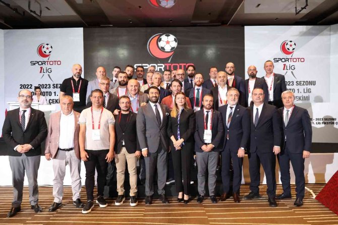 Spor Toto 1. Lig 2022-2023 Sezonu Fikstürü Çekildi