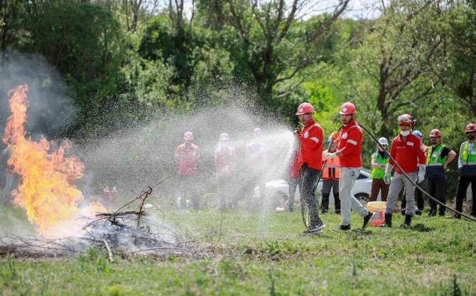 Aydem Yenilenebilir Enerji, Akut İş Birliğinde Yangınla Mücadele Eğitimleri Verdi