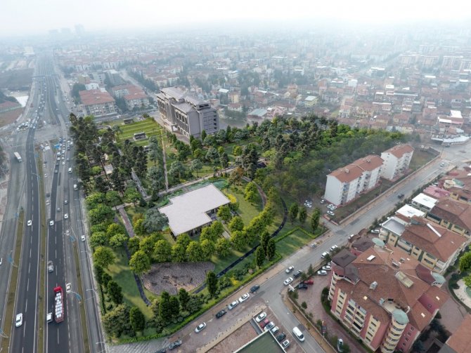 Yeşilyurt Belediyesi’nin Yeni Hizmet Binası İnşaatı Sürüyor
