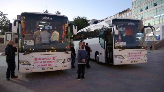 Yozgat’ta Şehit Yakınları Ve Gaziler Çanakkale’ye Gitti