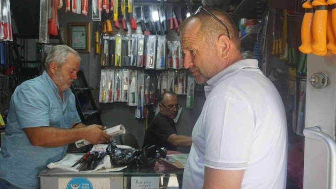 Bıçakçılarda Kurban Bayramı Mesaisi